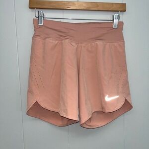 Nike Women's Eclipse 5" Brief Lined Running Shorts CZ9568 609 Pink Foam XS